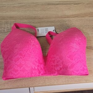 Knix Lace Wingwoman Contour Bra Pink NWT 7++ G36 G38 H36 H38
